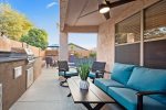 Great seating out on Patio